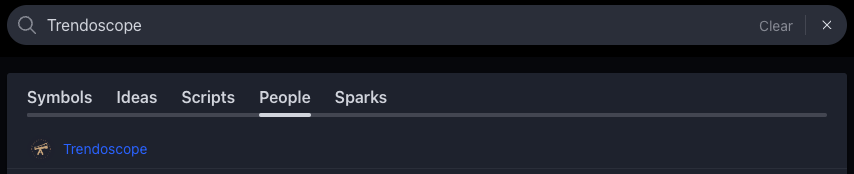 Tradingview Search